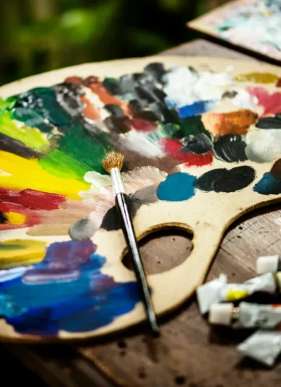 Artist color wooden palette